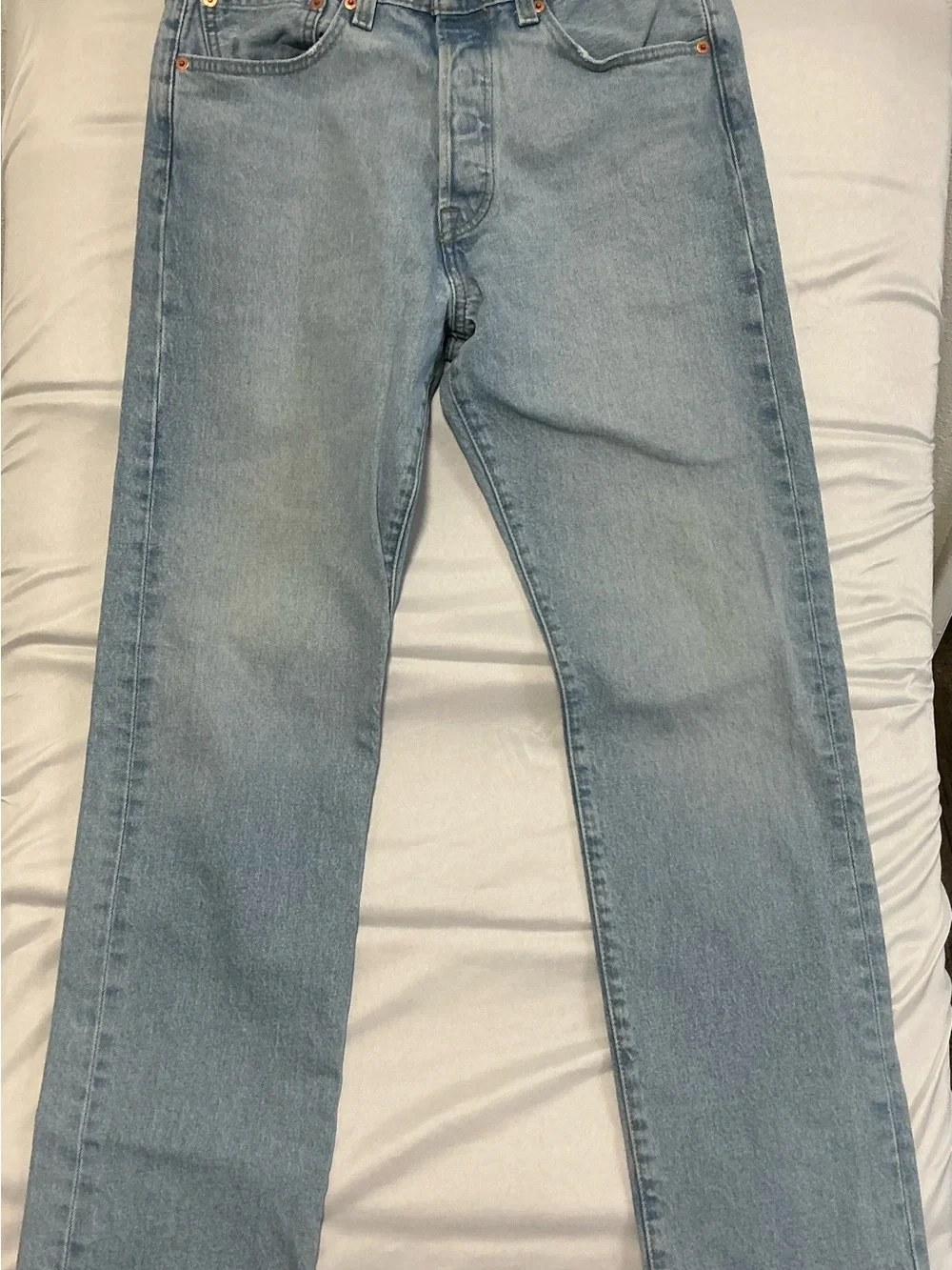 Levi's Light Blue 501 Straight-Leg Men's Jeans W31 L32